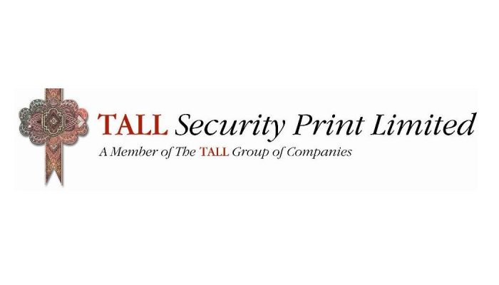Tall Security Print logo